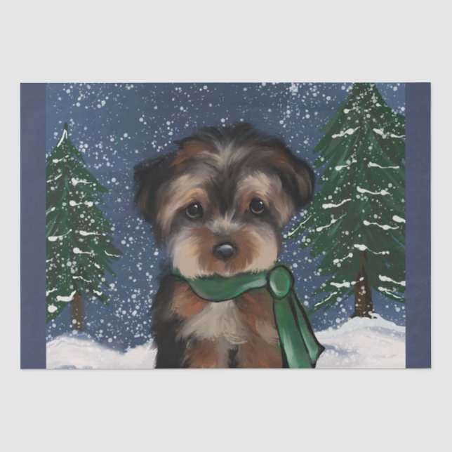 PAPIER MOUSSELINE YORKIE               (Recto)