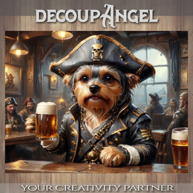 Papier Mousseline Yorkshire Boire de la bière dans Pirate's Den (Créateur téléchargé)