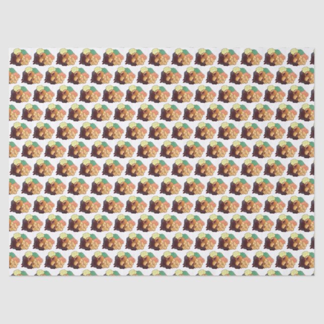 Papier Mousseline Yorkshire Pudding Sunday Roast Royaume-Uni (Recto)