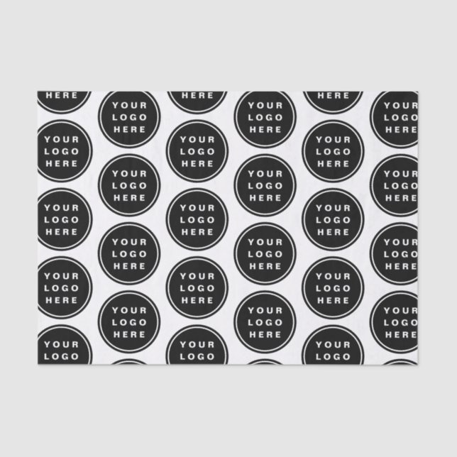 Papier Mousseline Your Business Logo Promoteur Business Company (Recto)