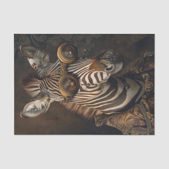 Papier Mousseline Zebra Extravaganza11 (Recto)