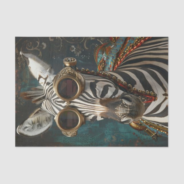 Papier Mousseline Zebra Extravaganza18 (Recto)