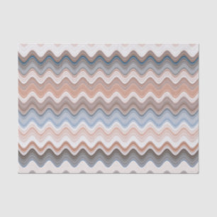 Papier Mousseline Zigzag Multicolor Motif