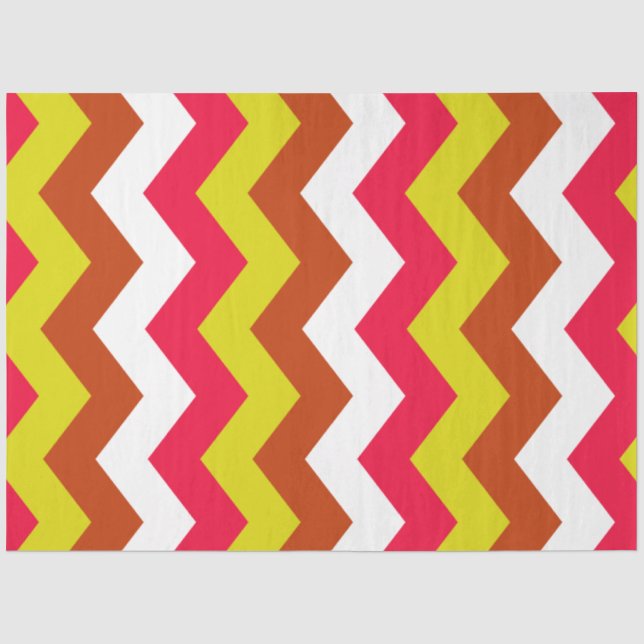 PAPIER MOUSSELINE ZIGZAG PATTERN. (Recto)
