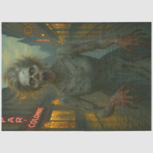 Papier Mousseline Zombie dans la rue Twilight Gothique Halloween San