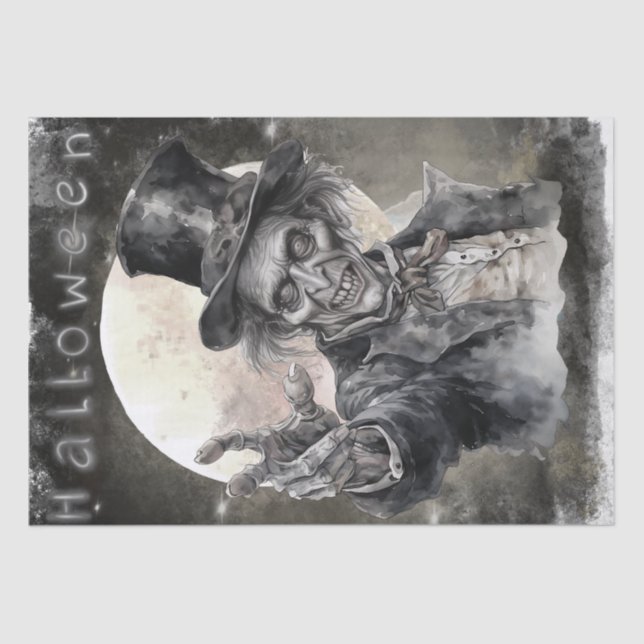 Papier Mousseline Zombie mystique (Recto)