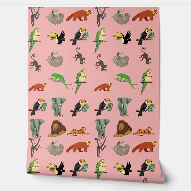 PAPIER MUR ANIMAL EXTRAORDINAIRE (Déroulement)