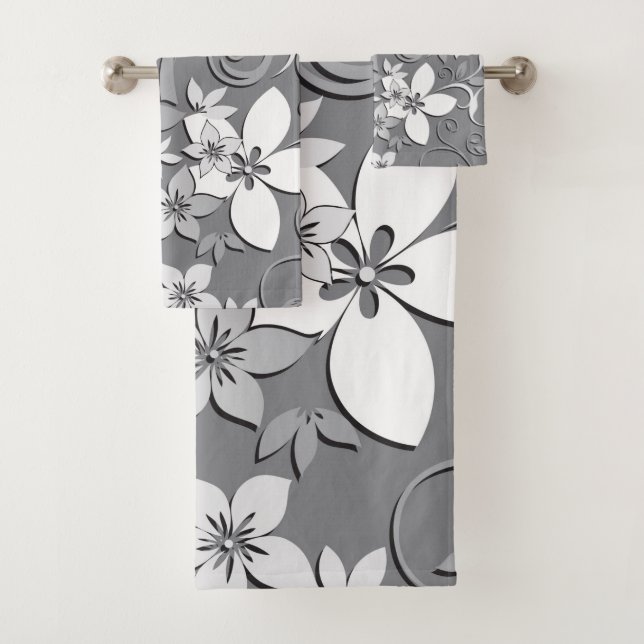 Papier mural à fleurs 2 (En situation)