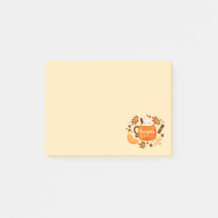 Papier-notes Post-It au parfum de citrouille d'aut