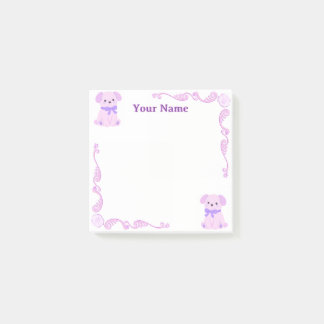 Papier-notes Post-it filigrané personnalisé Chien