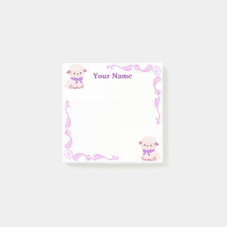 Papier-notes Post-it filigrané personnalisé en vio