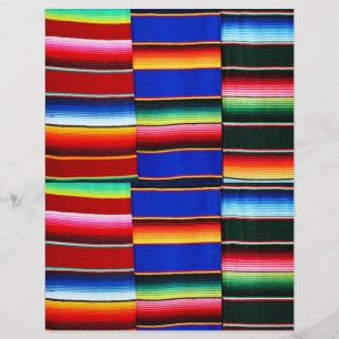 Papier origami à bandes de serape