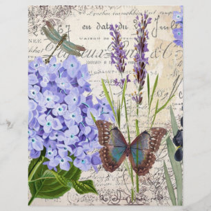 Papier origami botanique