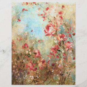 papier origami vintage rose floral