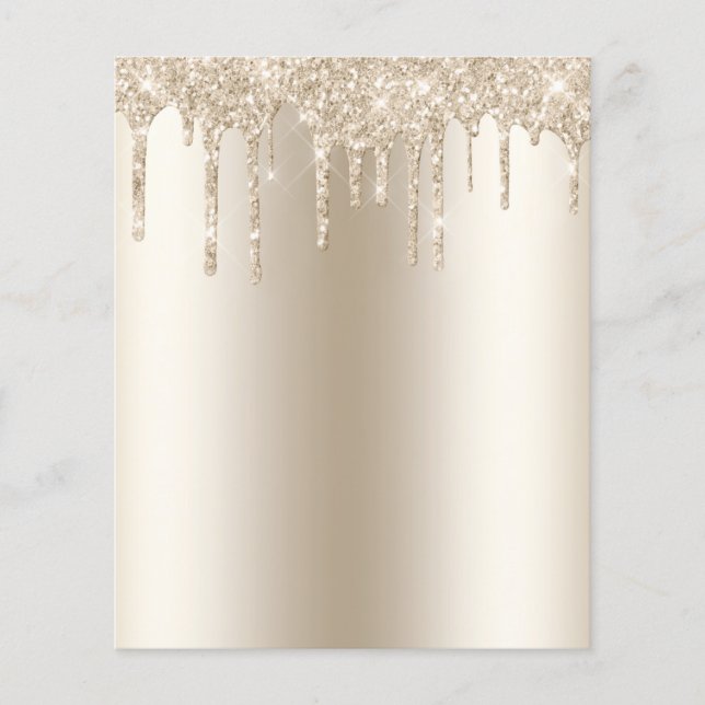 Papier Pailleté à Gouttes de Champagne Tendance Gl (Devant)