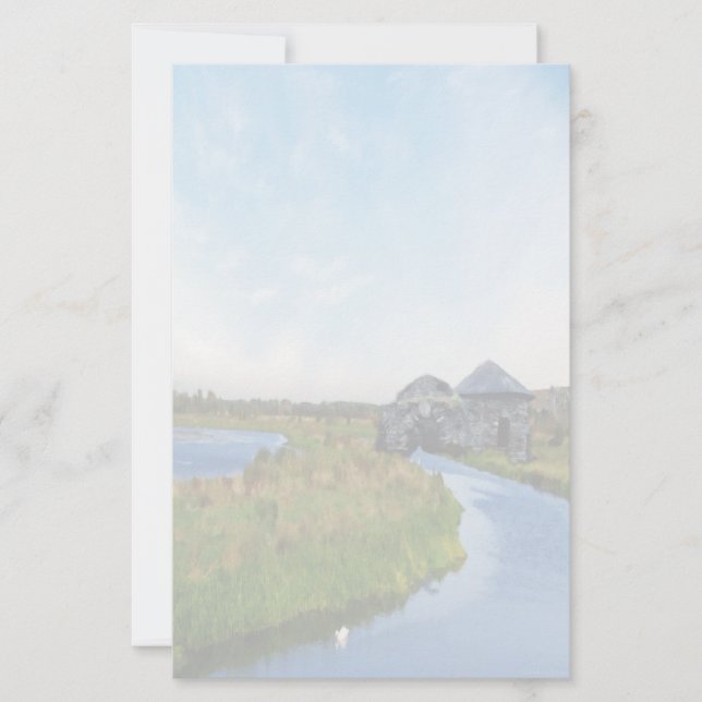 Papier papeterie de la gare Where the River Ends (Devant)