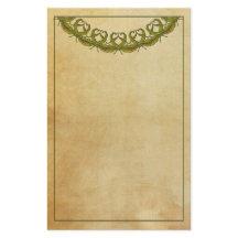 Papier papeterie de style antique