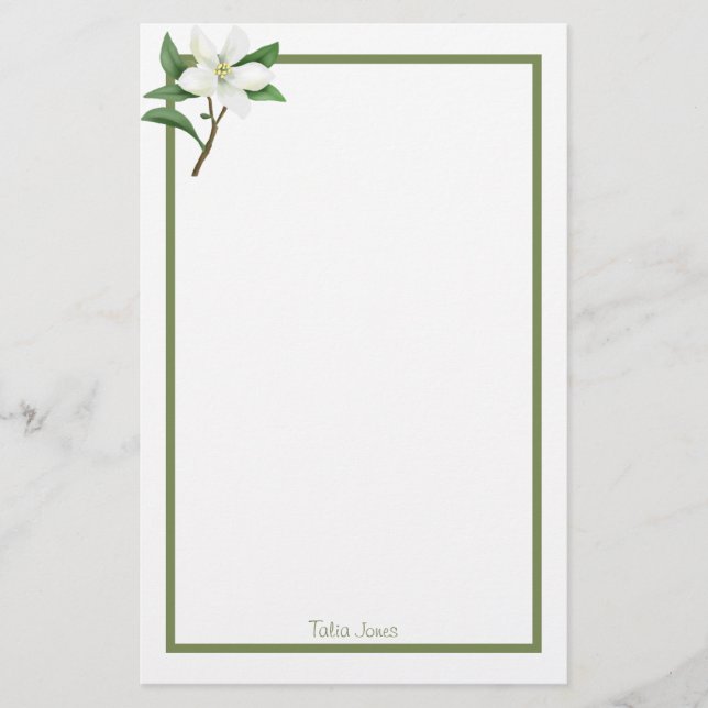 Papier papeterie personnalisé (Devant)