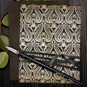 Papier papier à papier à scandale vintage pour la