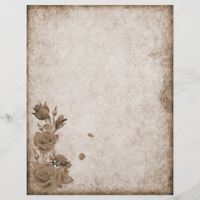 Papier papier ancien Papier à lettres (Devant)