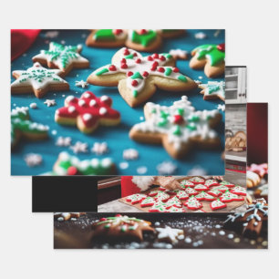 Papier papier d'enveloppement de Noël Jour de 3