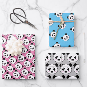 Papier papier motif panda cute