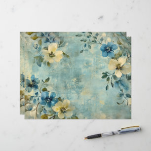 Papier papier papier papier journal bleu blanc flo