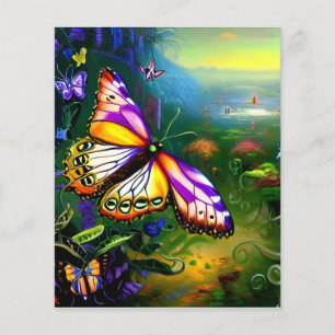Papier papier pour carnet de voyage papillon Imagi