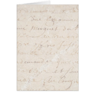 papier parcheminé français vintage de manuscrit
