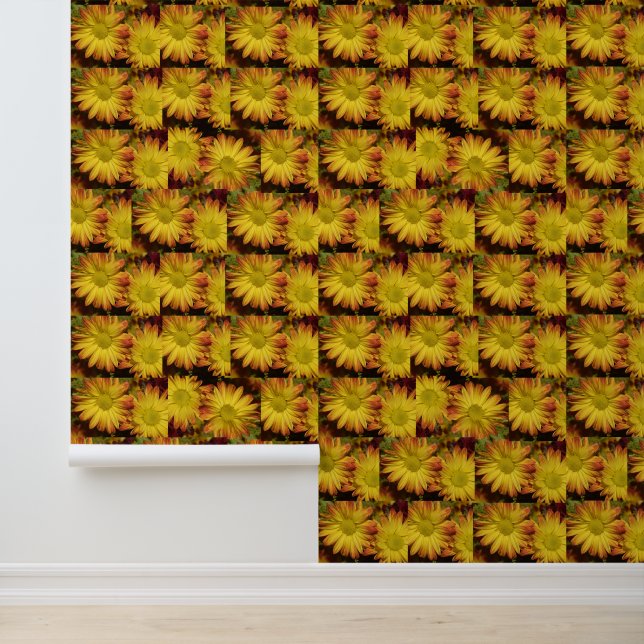 papier peint à fleurs (Application)