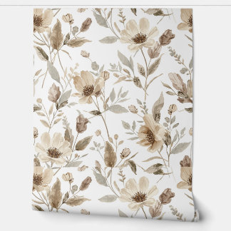 Papier peint à motif botanique | Papier peint flor