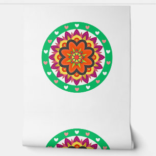 Papier peint à motif mandala