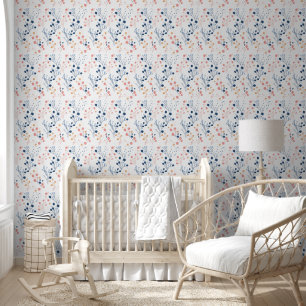 Papier peint à motifs floraux