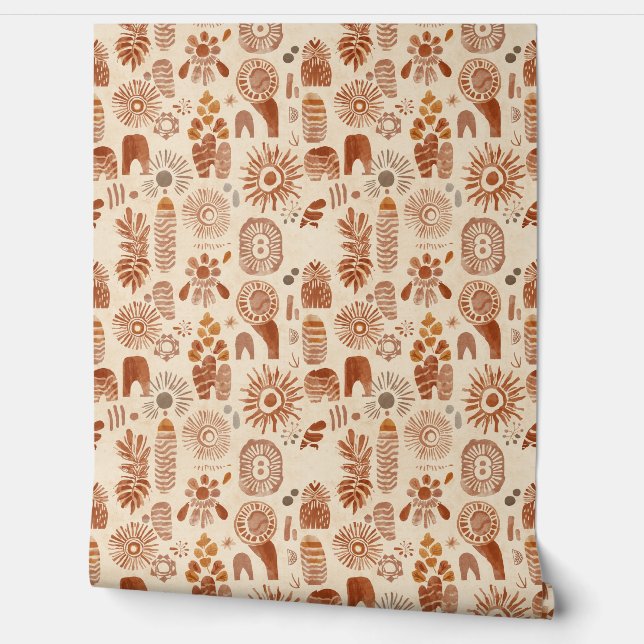 Papier Peint à Motifs Pour Mur d'Accent  (Déroulement)