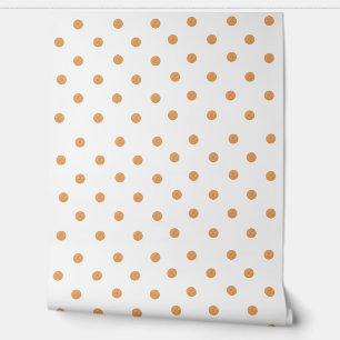 Papier peint à pois avec traînée de peinture marro