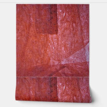 Papier peint à texture rouge lisse uni, zéro déche