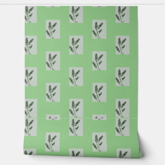 Papier Peint Absinthium asymétrique en vert pâle