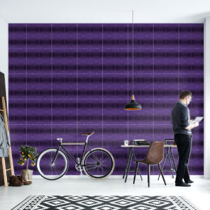 Papier Peint Acceptation Médaillons de méditation violette