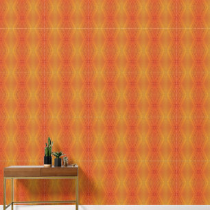 Papier Peint Acceptation Motif de Shibori rouge orange jaune