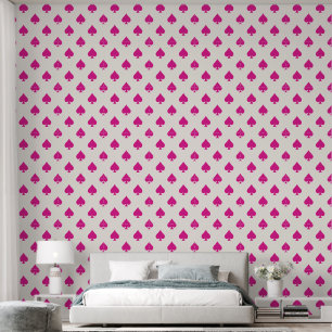 Papier Peint Ace rose pique Motif Retro Chic Fancy