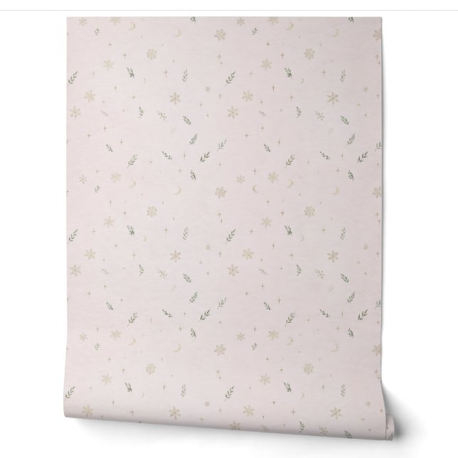Papier peint adhésif Blush Celestial Christmas (Déroulement)