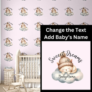 Papier Peint Ajouter un prénom de bébé, Changer le texte, Doux