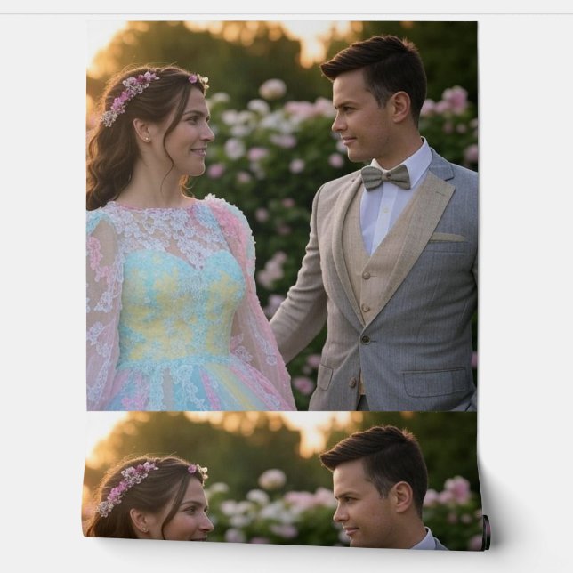 Papier Peint Ajouter une Personnaliser photo Mariage (Déroulement)