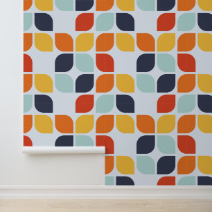 Papier Peint Ajouter votre initiale Motif géométrique Vintage