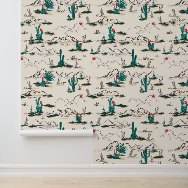 Papier Peint Ajoutez votre nom | Blooming Succulents Motif (Application)