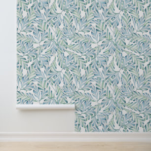 Papier Peint Ajoutez votre nom Motif à feuilles triées décora