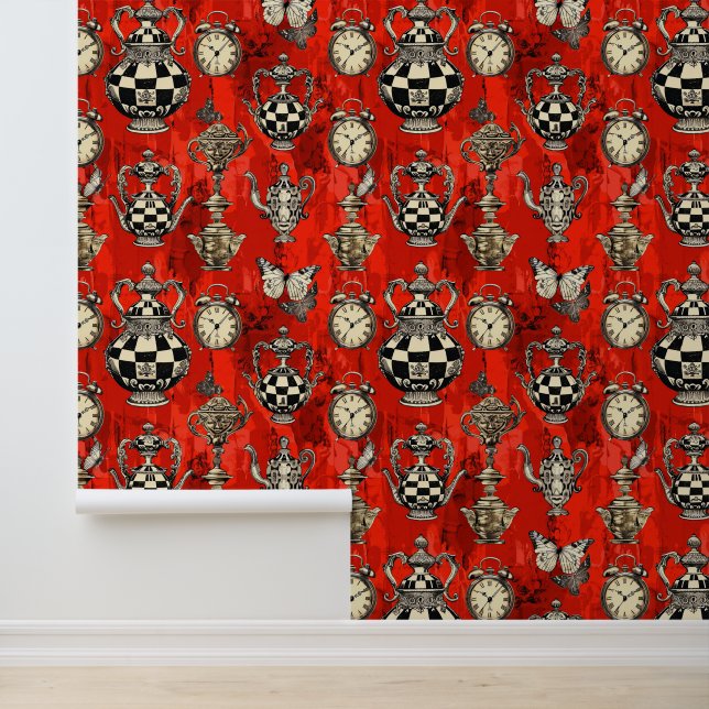 Papier Peint Alice in Wonderland Pattern (Application)