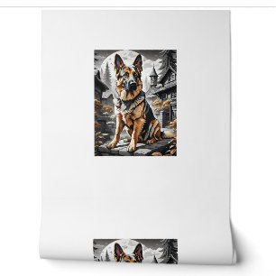 Papier Peint Allemand Berger Chien Tête Portrait Amoureux des c