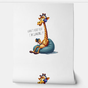 Papier Peint Amusant Joueur Giraffe Jeu Pour Garçons Homme Jeu