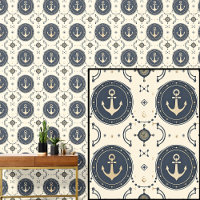 Ancres Nautiques 0ff-White bleu gris foncé